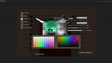 prototype pour l'app "Mise en Lumières" (Unity4.3)