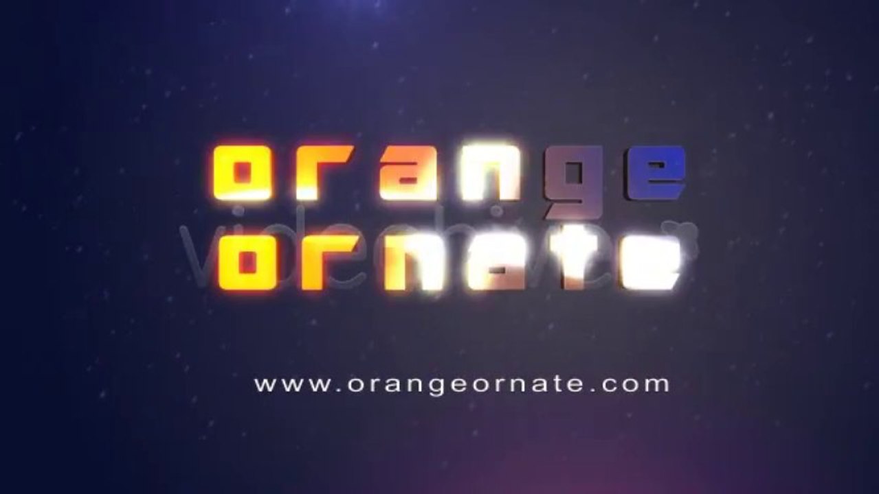 3D Logo Reveal Intro With Glow Flare - After Effects Template