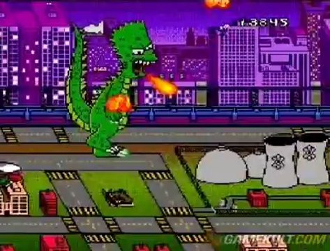 JEU SEGA MEGADRIVE The Simpsons: Bart's Nightmare