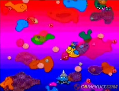 The Simpsons : Bart's Nightmare - Bart dans le monde des bulles