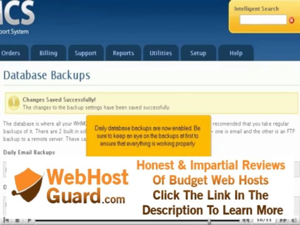 How to enable database backups in WHMCS - Canadian Web Hosting