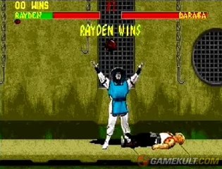 Mortal Kombat II - Raiden vs Baraka