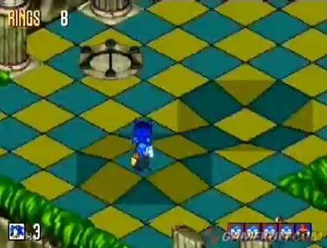Sonic 3D Flickies' Island - Sonic 3D isométrique