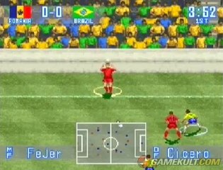 International Superstar Soccer - Coup franc pas loin