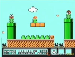 Super Mario Bros. 3 - Mario vole ses ennemis
