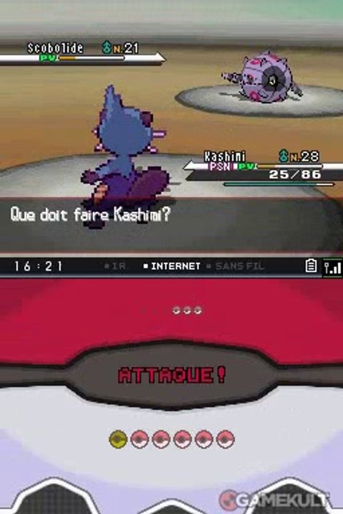 Pokémon Version Noire - Combat D'arène