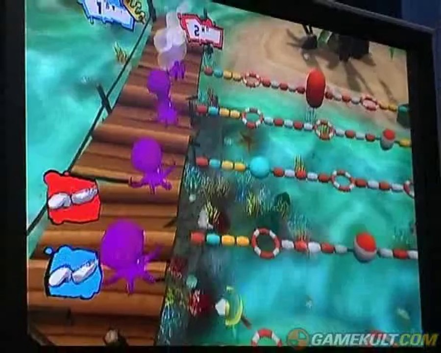 Rayman contre les Lapins ENCORE plus Crétins - Gameplay à la GC 2007