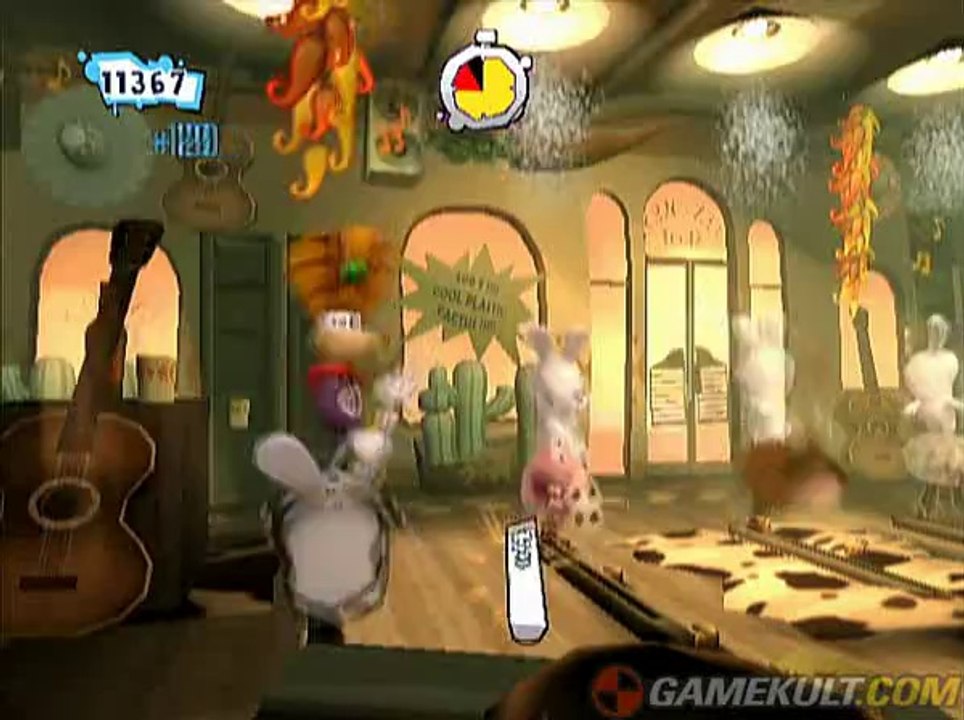 Rayman contre les Lapins ENCORE plus Crétins ...