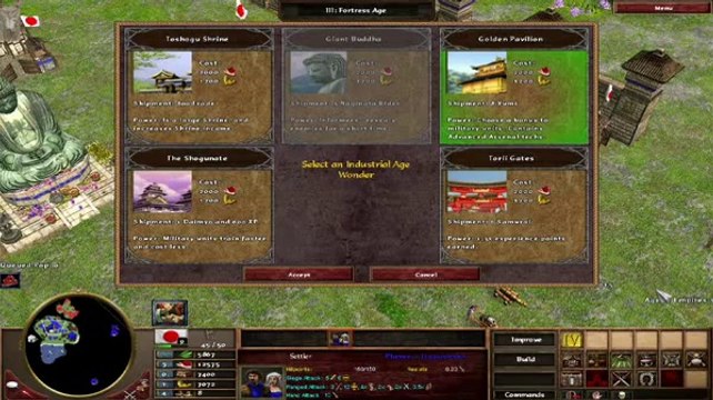 Age of Empires III : The Asian Dynasties - Les Japonais