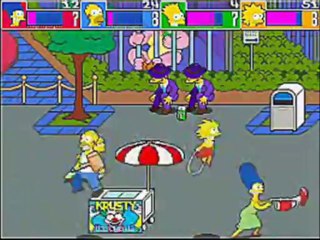 The Simpsons Arcade Game: Four Player Run 1 (Part 2 Of 8)
