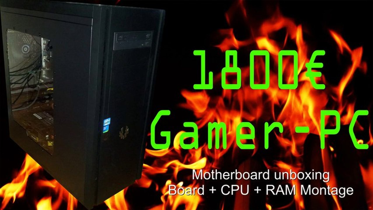 GamerPC für 1800€ - Board unboxing und CPU + RAM einbau [DE | FullHD]