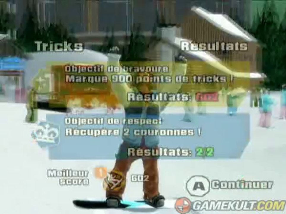 Shaun White Snowboarding : Road Trip - Ca enchaîne sévère