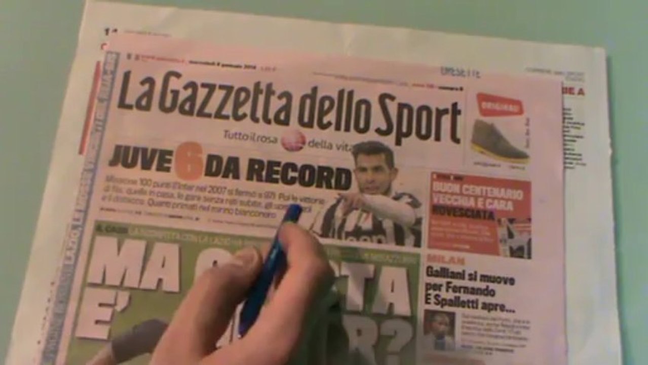 JUVENEWS.EU - Rassegna stampa 8 gennaio 2014