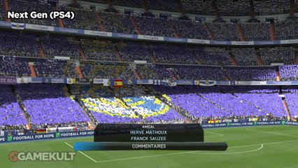 FIFA 14 - Comparatif old gen / next gen