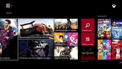 Xbox One : l'interface à l'essai