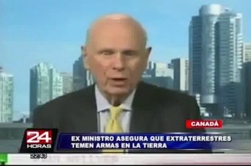 Canadá: Ex ministro dijo que alienígenas tienen miedo a las armas terrícolas