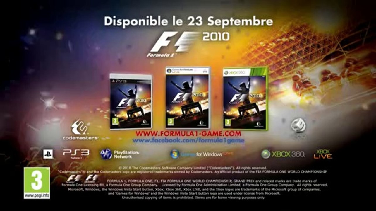 F1 2010 - Launch Trailer