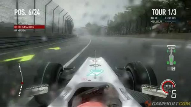 F1 2010 : vidéos du jeu sur PC, PlayStation 3 et Xbox 360 - Gamekult