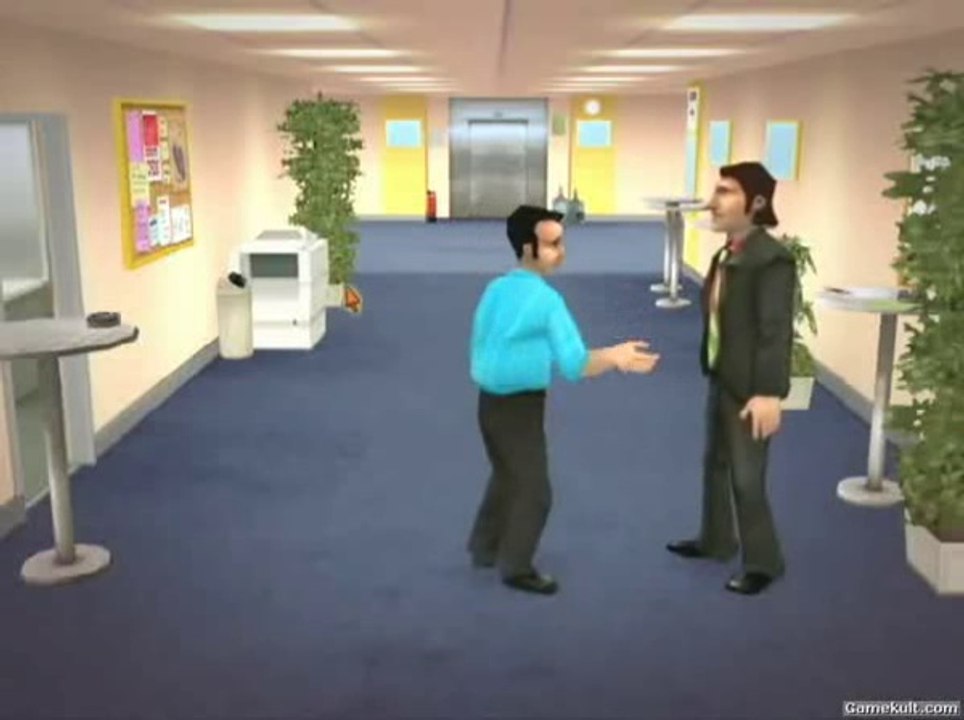 Caméra Café : le jeu - Jean-Guy discute avec JC