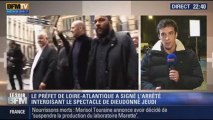 Le Soir BFM : Le préfet de Loire-Atlantique interdit le spectacle de Dieudonné - 07/01 2/4