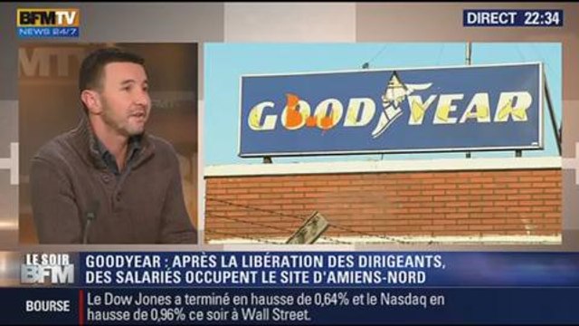 Le Soir BFM : Goodyear : les cadres libérés, l'usine toujours occupée - 07/01 1/4