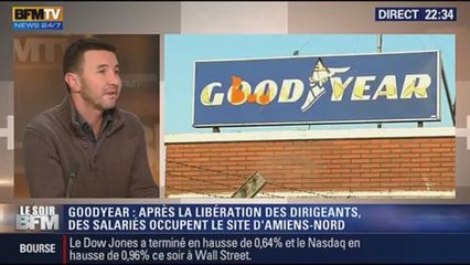 Le Soir BFM : Goodyear : les cadres libérés, l'usine toujours occupée - 07/01 1/4
