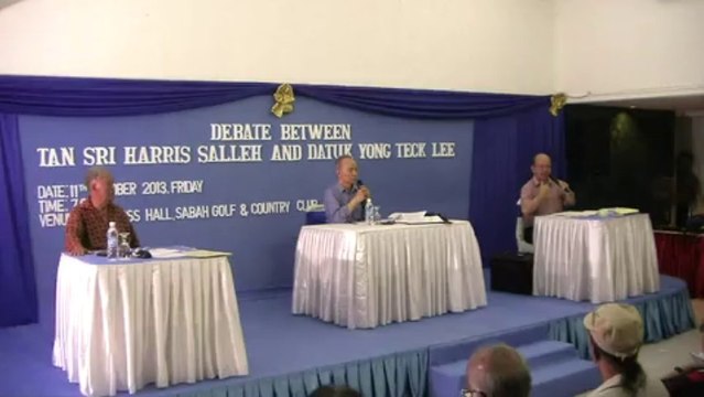 Debate between Datuk Seri Panglima Yong Teck Lee & Tan Sri Harris Salleh 2013 part 2