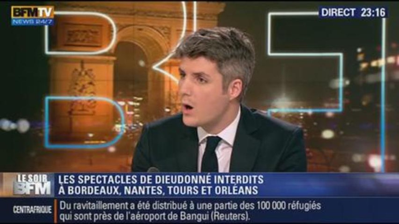 Le Soir BFM : L'interdiction du spectacle de Dieudonné est-elle justifiée ? - 07/01 4/4