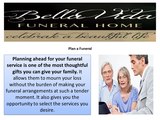Bella Vida Funeral Home cremation services