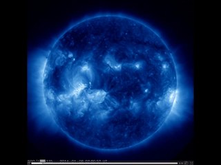 SDO 335 X-Flare     1_07_2014