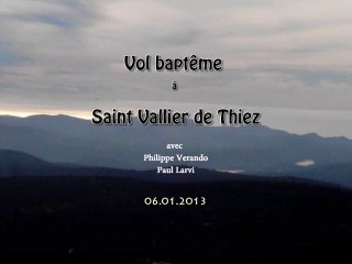 Baptême parapente à Saint Vallier-de-Thiez
