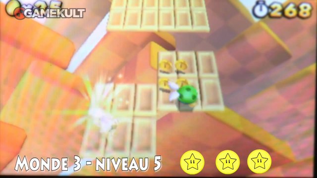 Super Mario 3D Land - Pièces Étoilées - Monde 3