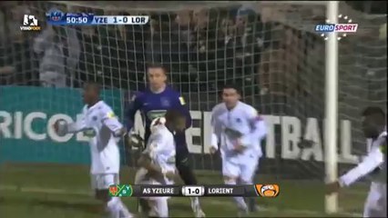 AS Yzeure 1 - 0 FC Lorient (04/01/2014)