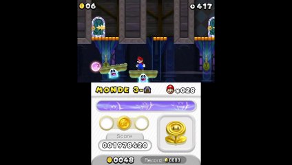 New Super Mario Bros. 2 - Monde 3 - Manoir Pièce 2