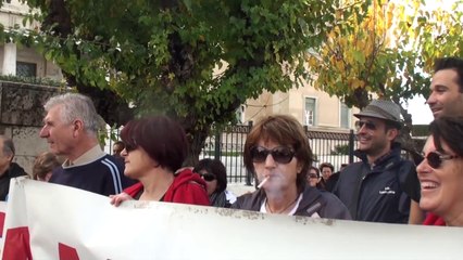 Οι γαλάτες του καραβανιού αλληλεγγύης και ενημέρωσης ενάντια στις εξορύξεις χρυσού