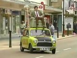 Mr Bean Driving on roof of car_clip16
