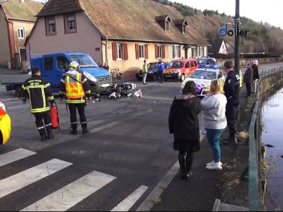 2014_01_08 accident mortel moto contre utilitaire à Masevaux