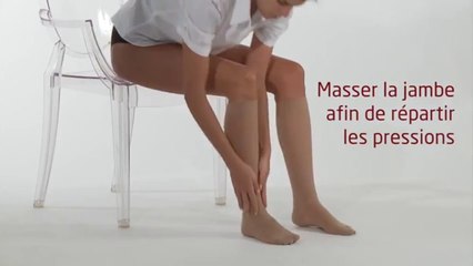 Prevarice: comment mettre une chaussette de contention?