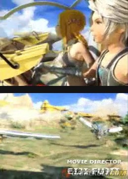 Final Fantasy XII : Revenant Wings - Les jeunes héros dans leurs drôles de vaisseaux