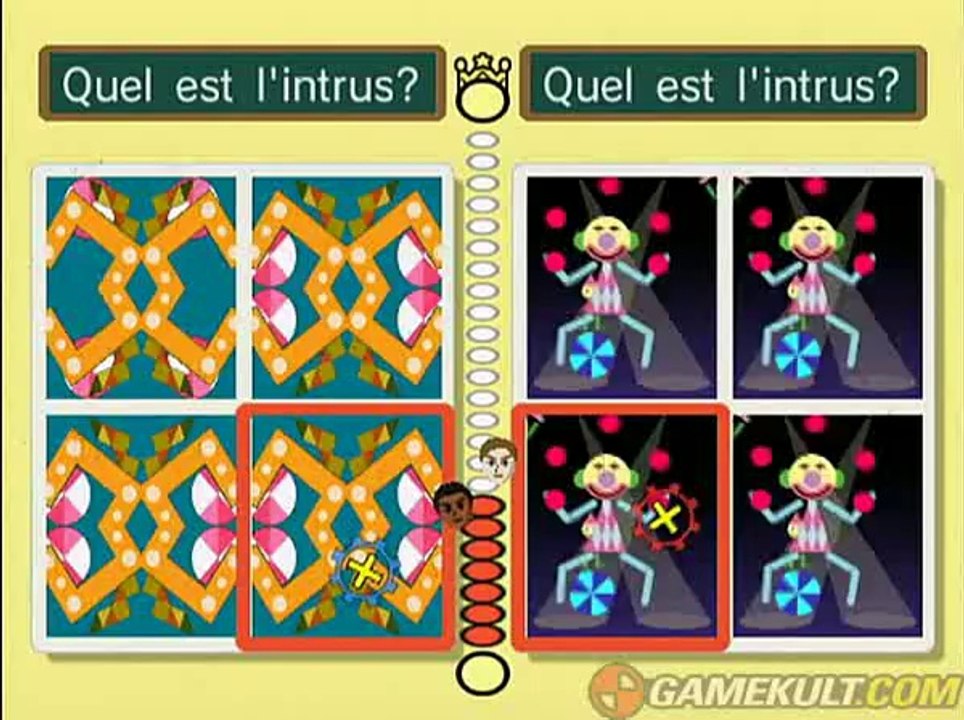 Cérébrale Académie Wii - En lutte en mode difficile