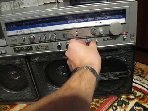 Sharp GF 767 Sound Test nach Restauration with New Speaker