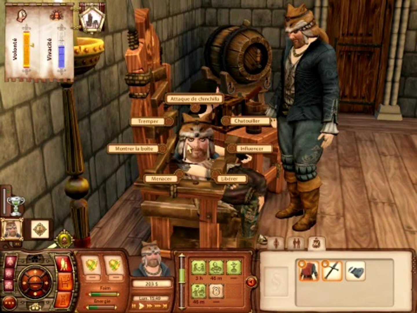 Les Sims Medieval : Nobles et Pirates - Séance de torture - Vidéo  Dailymotion