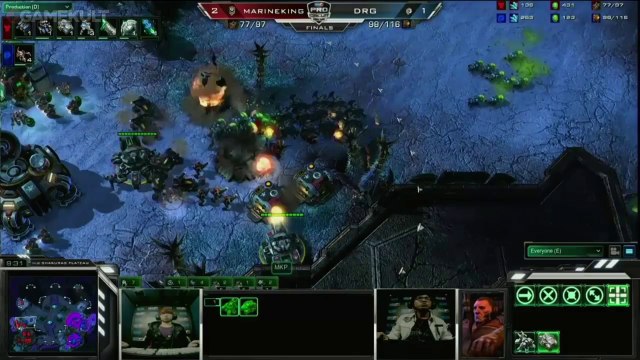 StarCraft II : Wings of Liberty - [MLG 2012] Finale : MarineKing vs DRG #4