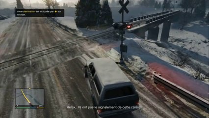 Grand Theft Auto V - Où trouver l'extraterrestre bloqué sous la glace ?