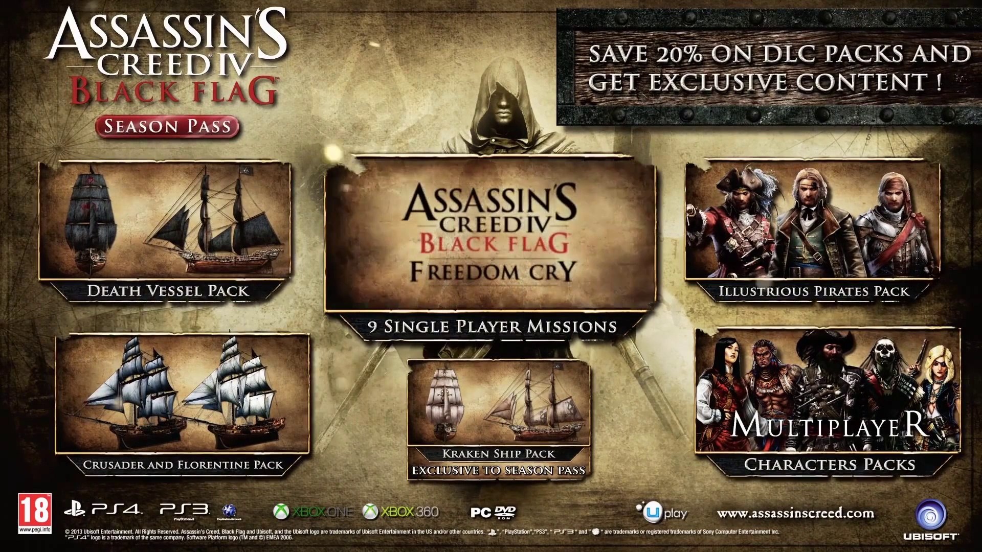 Assassin's Creed IV : Black Flag - Freedom Cry DLC - Vidéo Dailymotion
