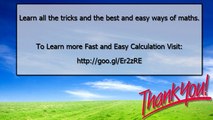 trick to solve Statistics related Problems Quickly