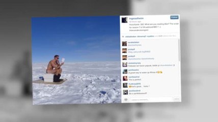 Alexander Skarsgard Gets Naked At The South Pole
