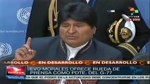Los políticos deben comprometerse con la sociedad: pdte. Evo Morales