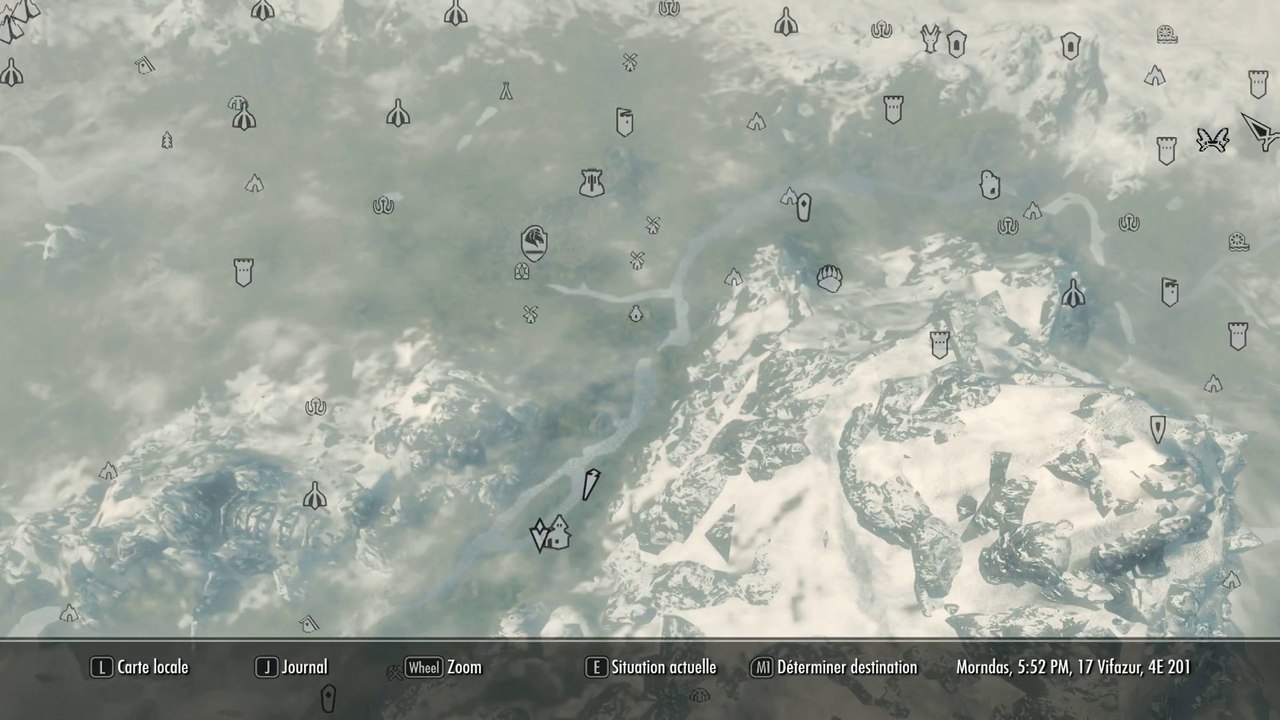 The Elder Scrolls V : Skyrim - Carte Complète