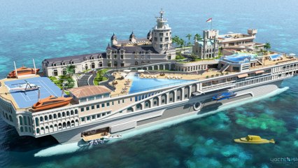 A $400 Million Super Yacht Designed To Make Floating Mini Monaco